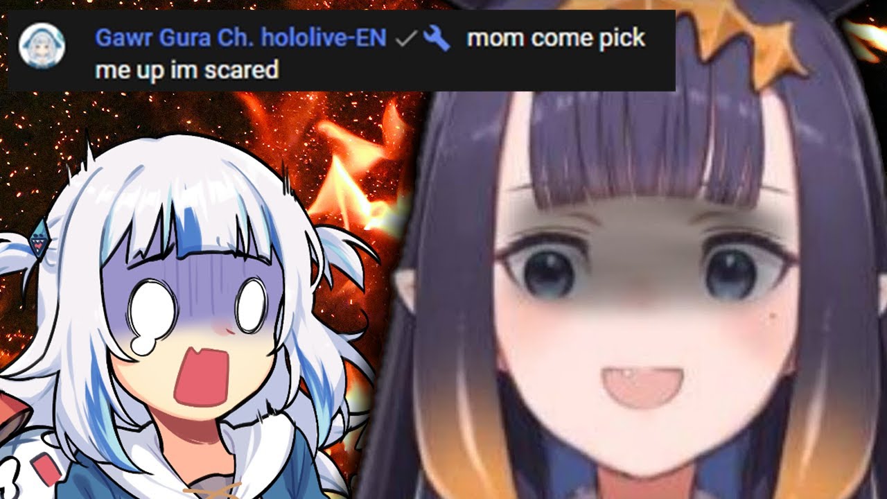 Gura Accidentally Saw Ina's Summoning Ritual...