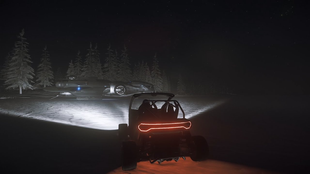 Took my little Greycat PTV out for a spin on the ice - Star Citizen