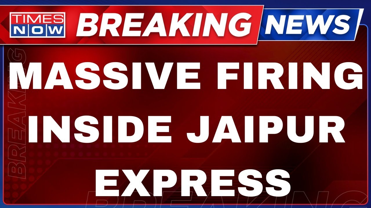 Breaking News Live | Firing Inside Jaipur - Mumbai Express Train | RPF Constable | Palghar - Dahisar