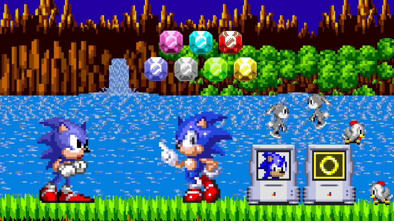 Sonic 1 in Sonic 3 (Sonic Clean Engine) ✪ Gameplay