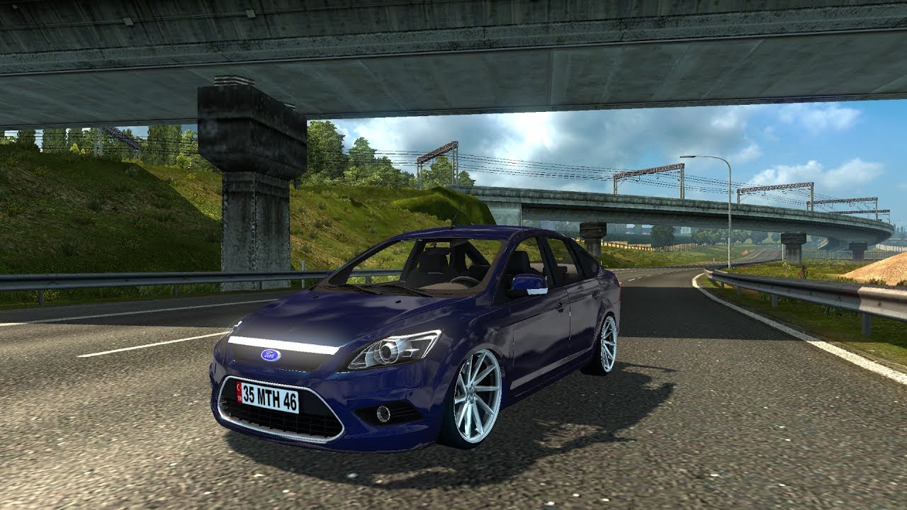 ETS2 - Ford Focus MK2 Sedan - Logitech G27 (Euro Truck Simulator 2)