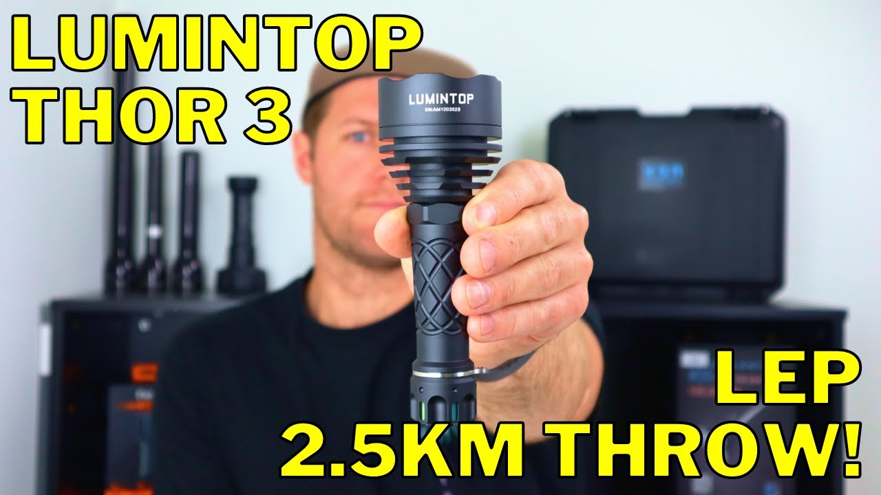 ЭТОТ ФАКЕЛ БРОСАЕТ НА 2,5 КМ!! | Lumintop Thor 3
