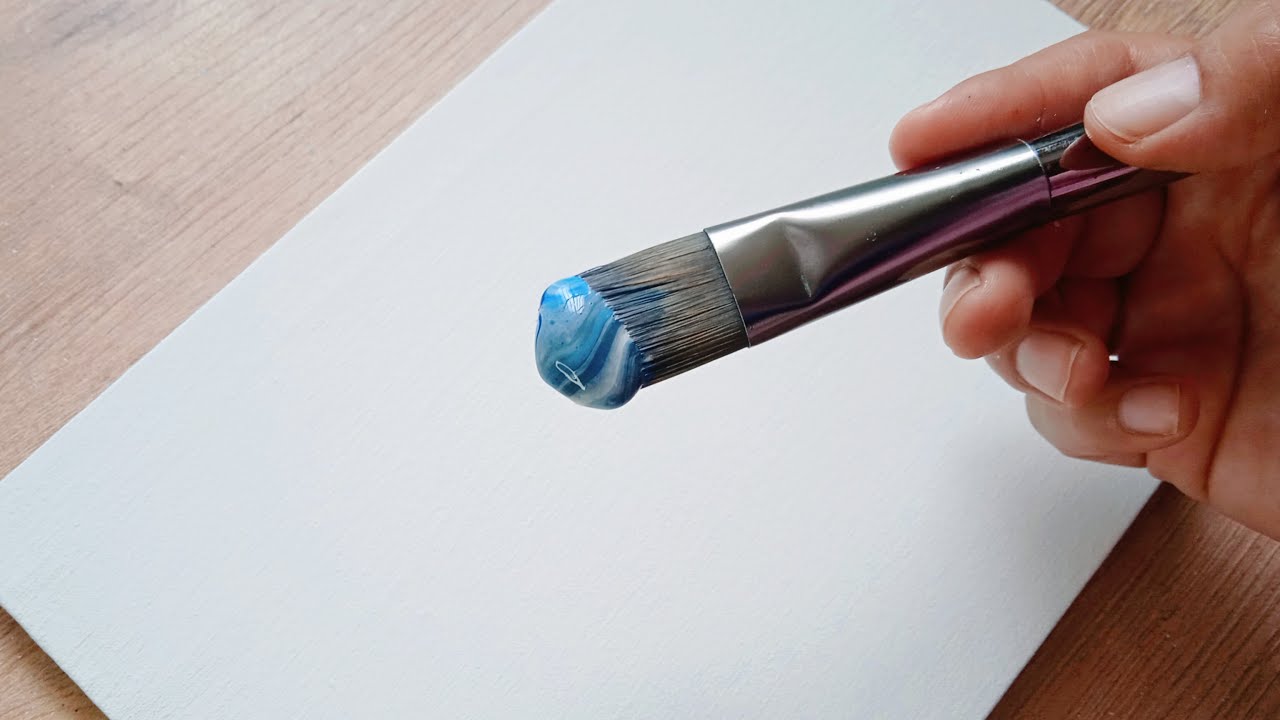 Painting in 3 Colors Very Easily ✨ / Acrylic Painting for Beginners