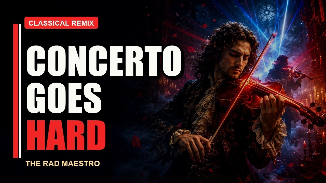 RV552 Concerto for 2 Violins in A major Remix