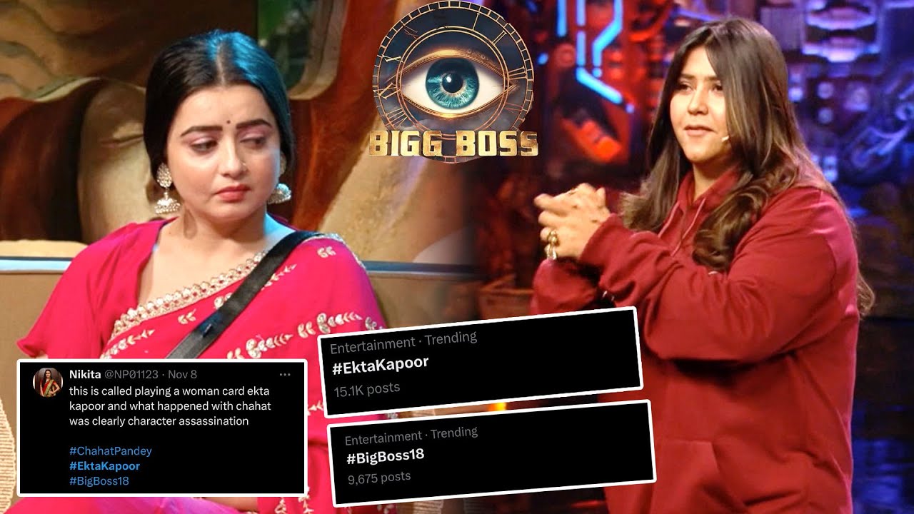 Bigg Boss 18: Chahat Ke Fans Bole Ekta Ne Kia Character Assassination, Ekta Ko Mila BACKLASH