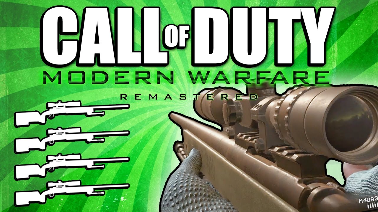 Quad Feed with Every Gun! (Call of Duty: Modern Warfare Remastered)