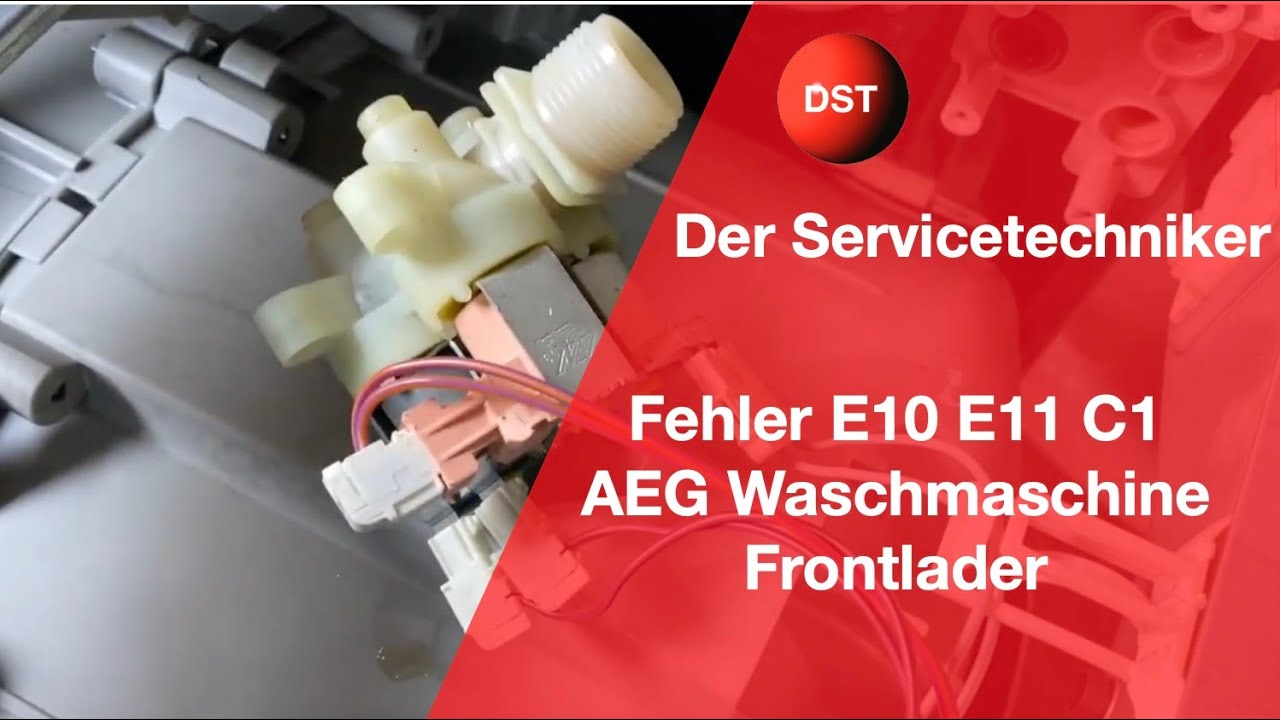 Fehler E10 E11 C1 AEG Waschmaschine Frontlader