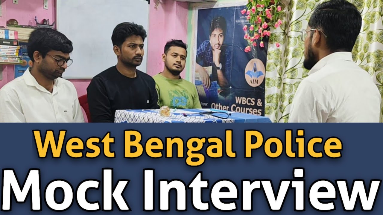 Mock Interview || WBP Constable | WBP & KP | West Bengal Police | WBPRB | Candidate Shubhankar Paul 