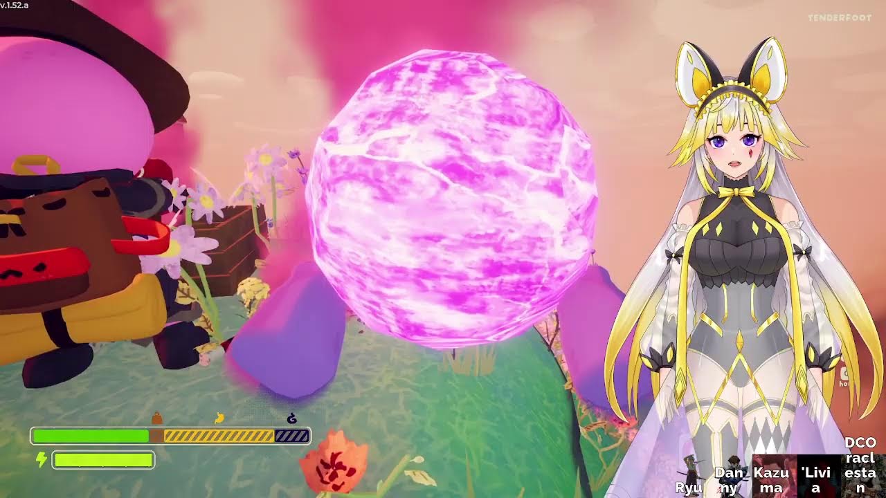 Dormouse and girlies and ryu with kazuma playing some peak :3