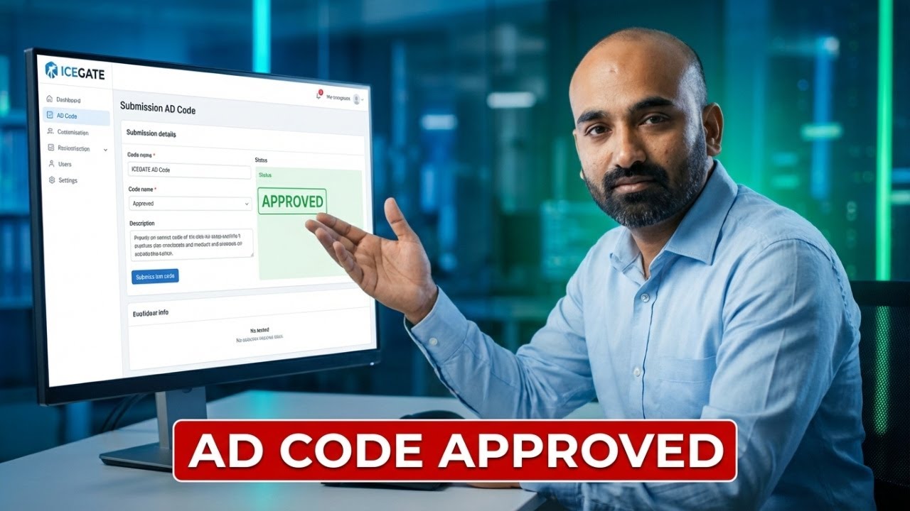 AD Code Registration in ICEGATE | AD Code Registration at Port location | IEC Holder |
