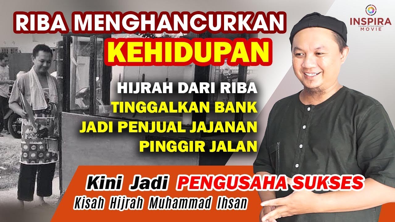 HIDUP HANCUR KARENA RIBA. Hijrah tinggalkan bank jadi penjual pentol. Kini jadi pengusaha sukses.