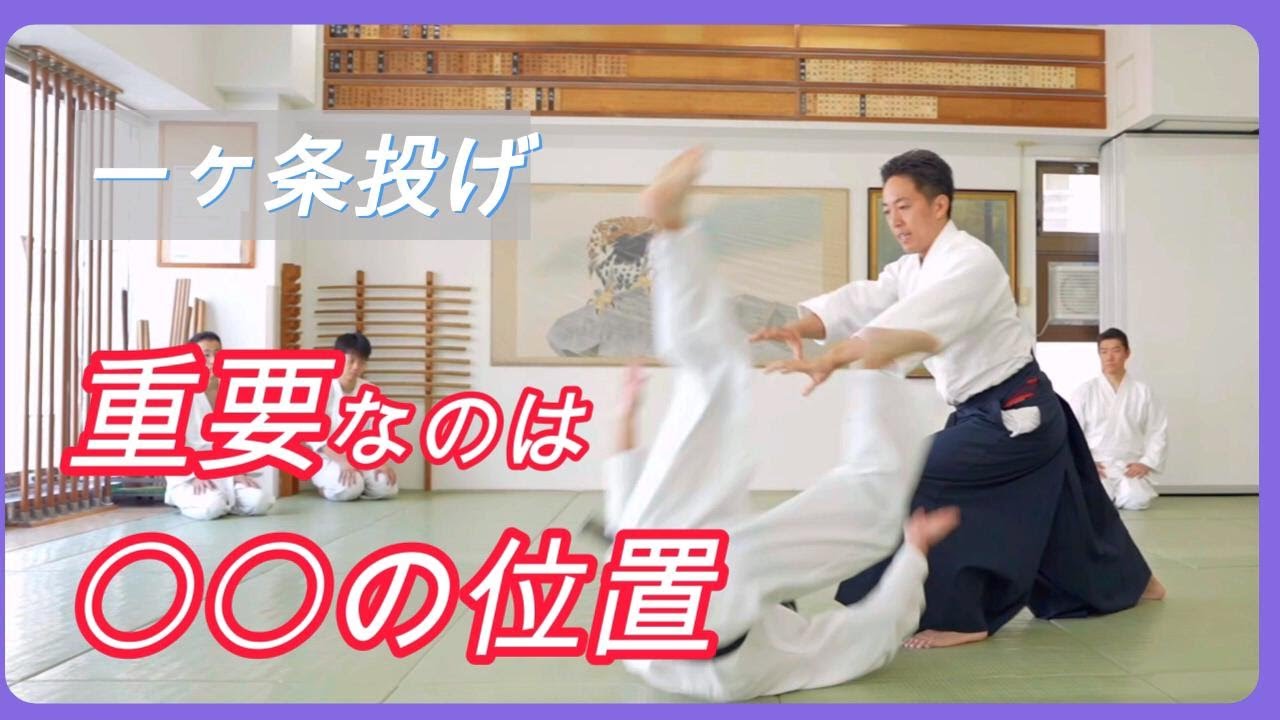 一ヶ条投げ解説　合気道養神館