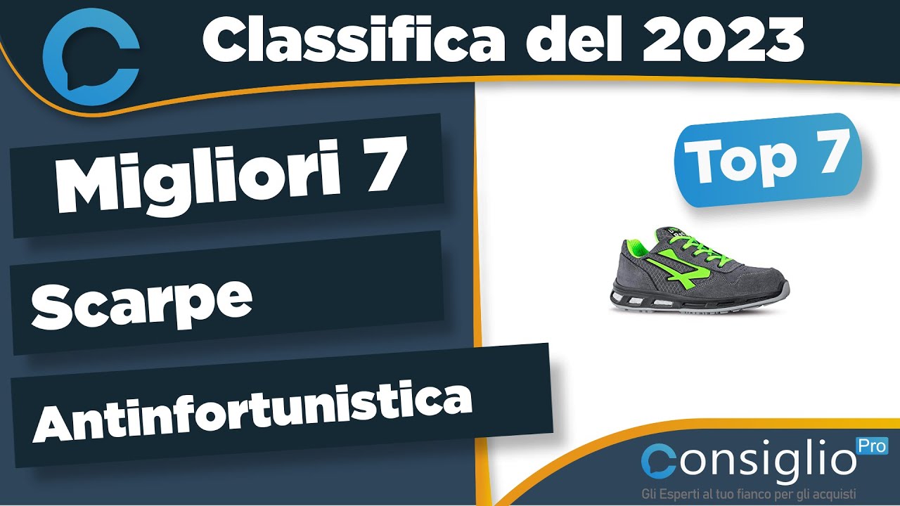 Migliori scarpe antinfortunistica Top 7 del 2023