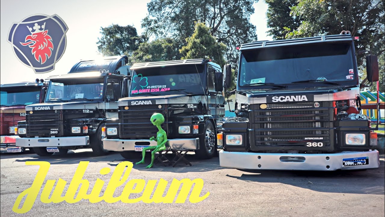 Encontro de Raridades: 3 Caminhões SCANIA 112 HW Série Jubileum - Festa dos Motoristas / Mandirituba