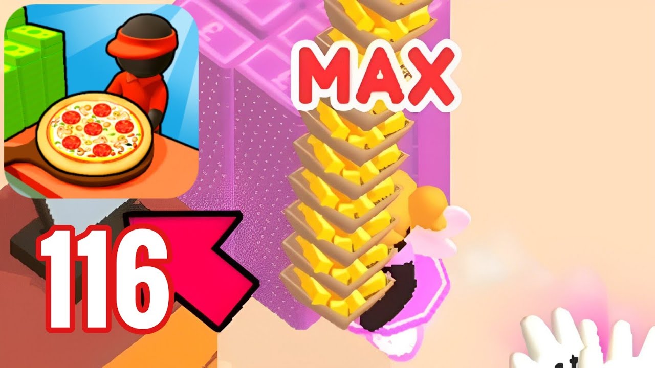 Shake Burger Level 10 MAX - Pizza Ready! - Part 116 - Gameplay Walkthrough (Android, iOS)
