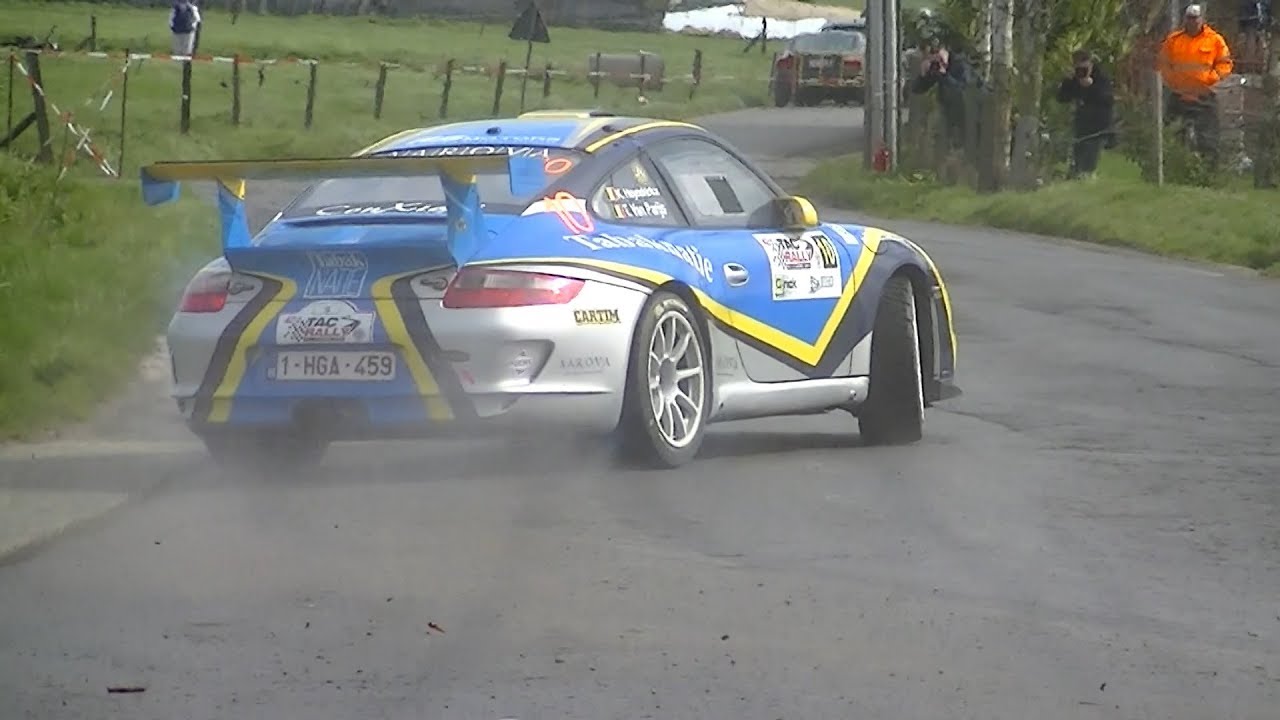 42e TAC Rally Tielt 2015 maximum attack Tim van Parys Porsche 997 GT3 SS05 Schuiferskapelle 2