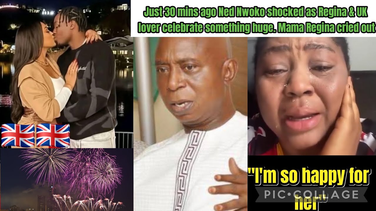  30 mins ago Ned Nwoko shocked as Regina & UK lover celebrate something huge. Mama Regina cried out