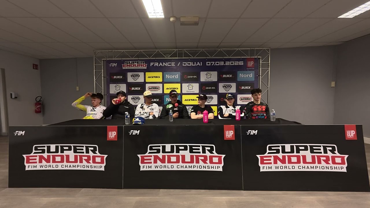 Post-Race Press Conference - SuperEnduro GP of France, Round 7