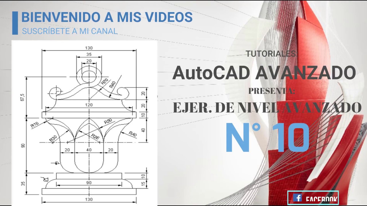 AutoCAD Avanzado 2019 | Solución de Ejercicio N°10