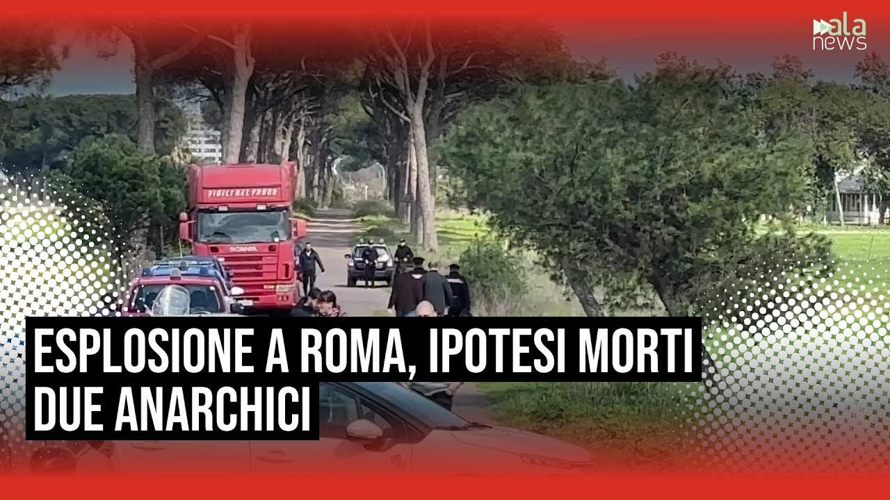 Ipotesi pista anarchica per esplosione casolare Parco degli Acquedotti a Roma