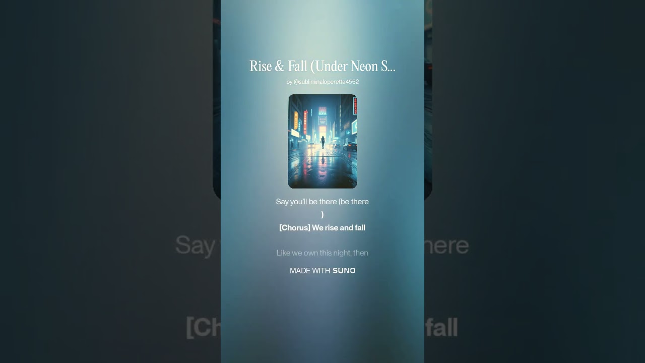 Rise & Fall Under Neon Skies