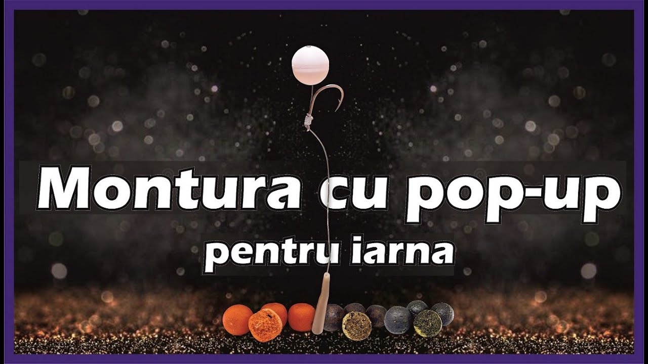 Montura de CRAP cu POP-UP pentru iarna si apa rece