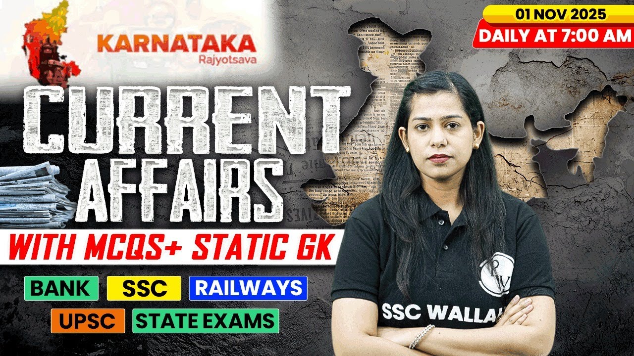 Current Affairs Today | 01 November Current Affairs 2025 | Daily Current Affairs | By Krati Mam