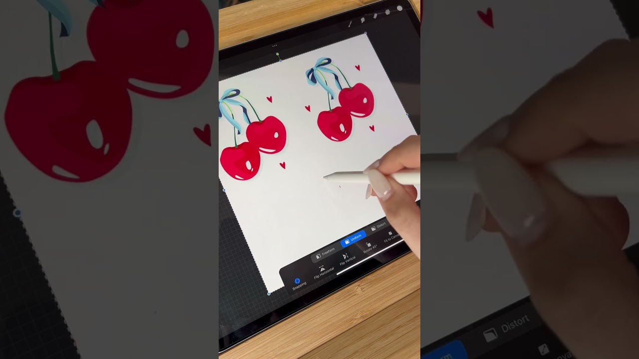 Учебное пособие по созданию бесшовных узоров Procreate #procreatebrushes #procreatetutorial