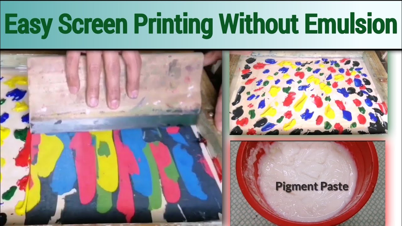 How to Screen Print at home | colorful Screen printing | Multicolor Screen printing