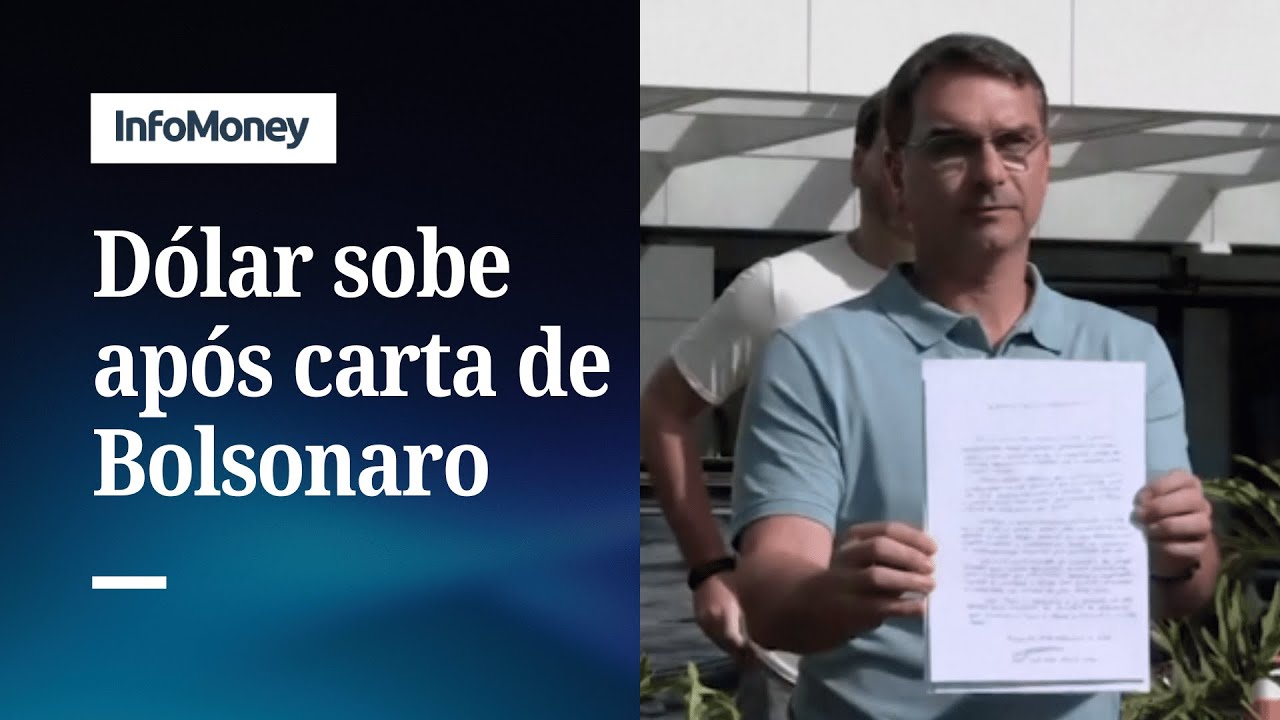 D&oacute;lar hoje (26) avan&ccedil;a ap&oacute;s Bolsonaro confirmar apoio a Fl&aacute;vio em 2026 | InfoMoney News