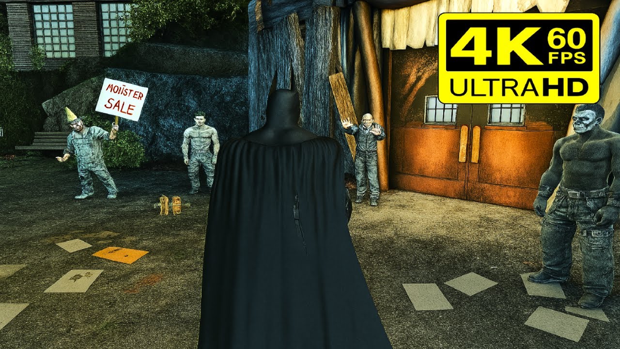 When you are invited to a party just to be mocked | Batman Arkham Asylum | 4K 60 FPS