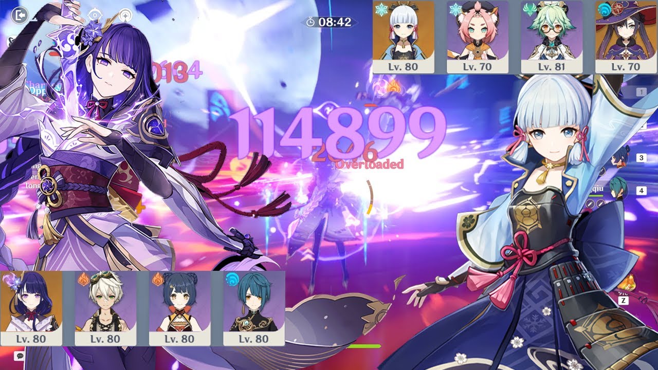 3.1 Abyss - F2P Ayaka Freeze & Raiden National Destroy Spiral Abyss Floor 11 - Genshin Impact