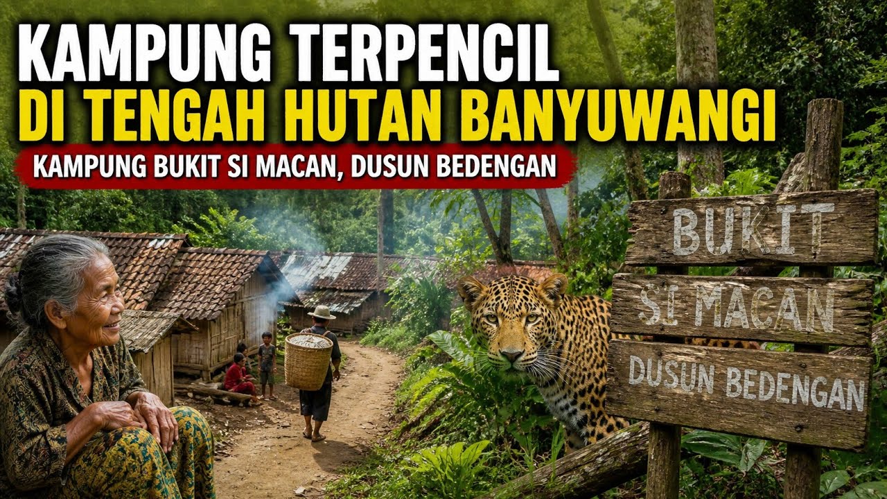 Kampung Pedalaman di Tengah Hutan Banyuwangi | Kehidupan di Kampung Bukit Si Macan, Dusun Bedengan