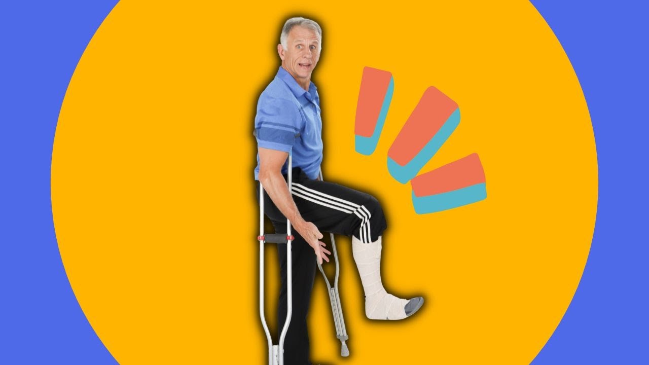 How To Exercise With A Cast On One Leg. Best Rehab Results