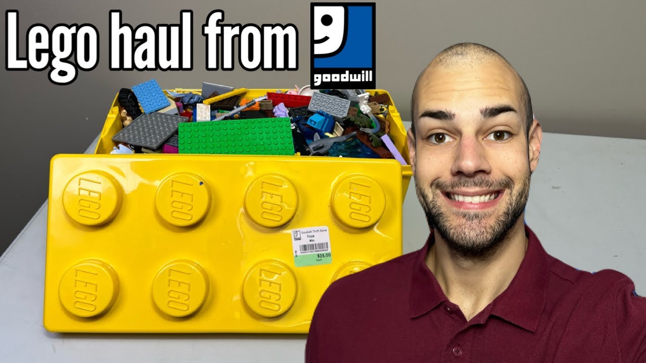 Я купил контейнер для Lego за 25 долларов в Goodwill.