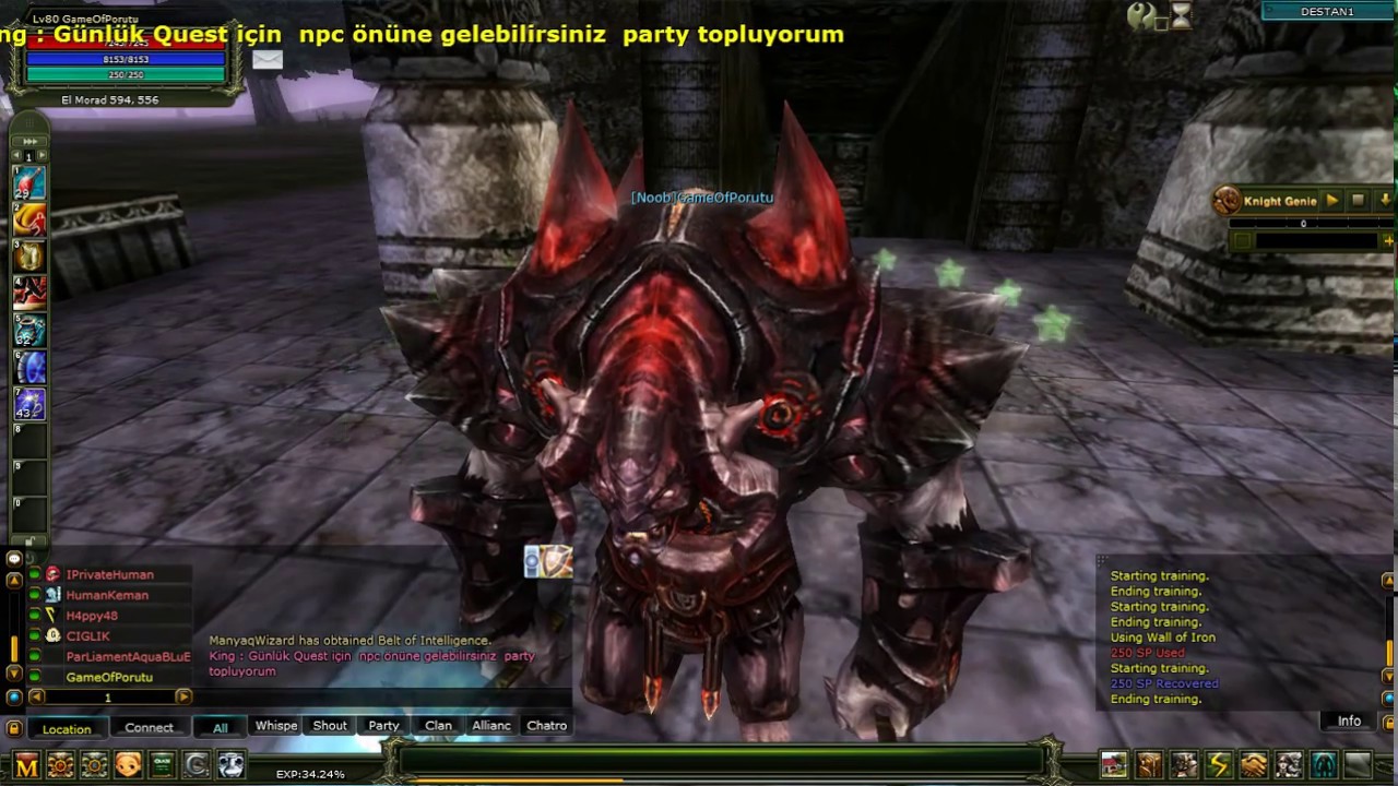 | Knight Online | Defans Portu/Kurian Tanıtım(Stat,Skill Ve Özellikleri)