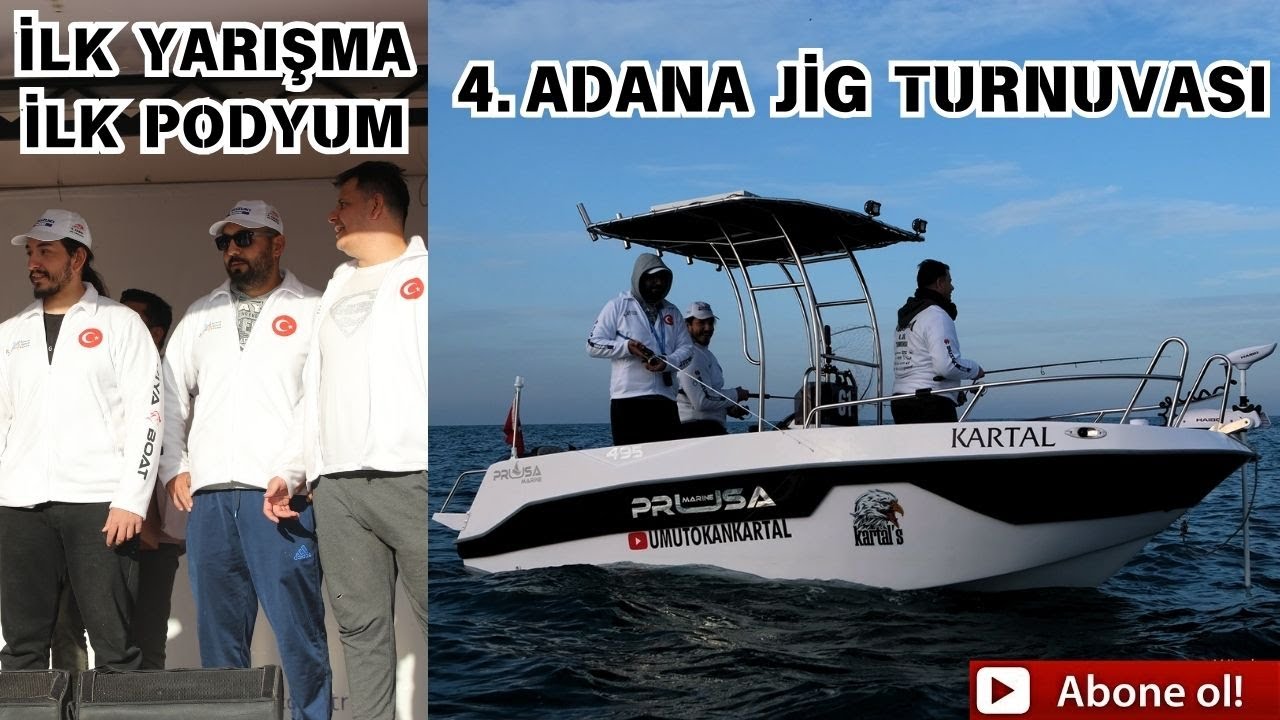Adana Karataş'ta İlk Av İlk Yarışma İlk Podyum | 4. Adana Jig Turnuvası