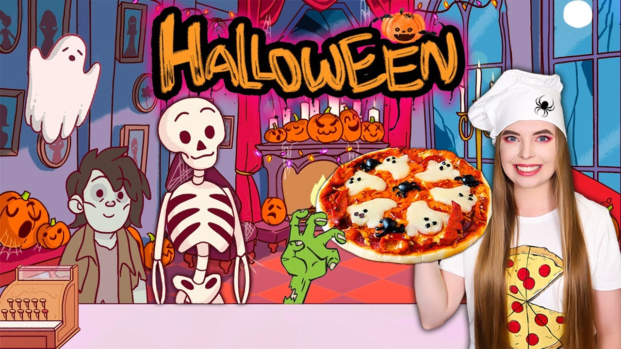 ZROBIŁAM PIZZĘ HALLOWEENOWĄ w Good Pizza Great Pizza #14 🍕🎃