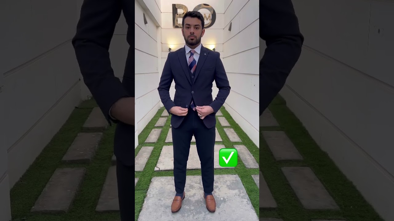 ملاحظات لبس البدلة ✅