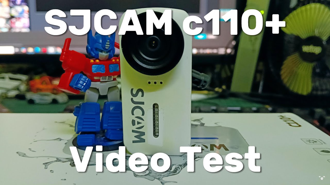 SJCAM C110 Plus Action Camera - 1080P 60FPS | motorcycle video recording test