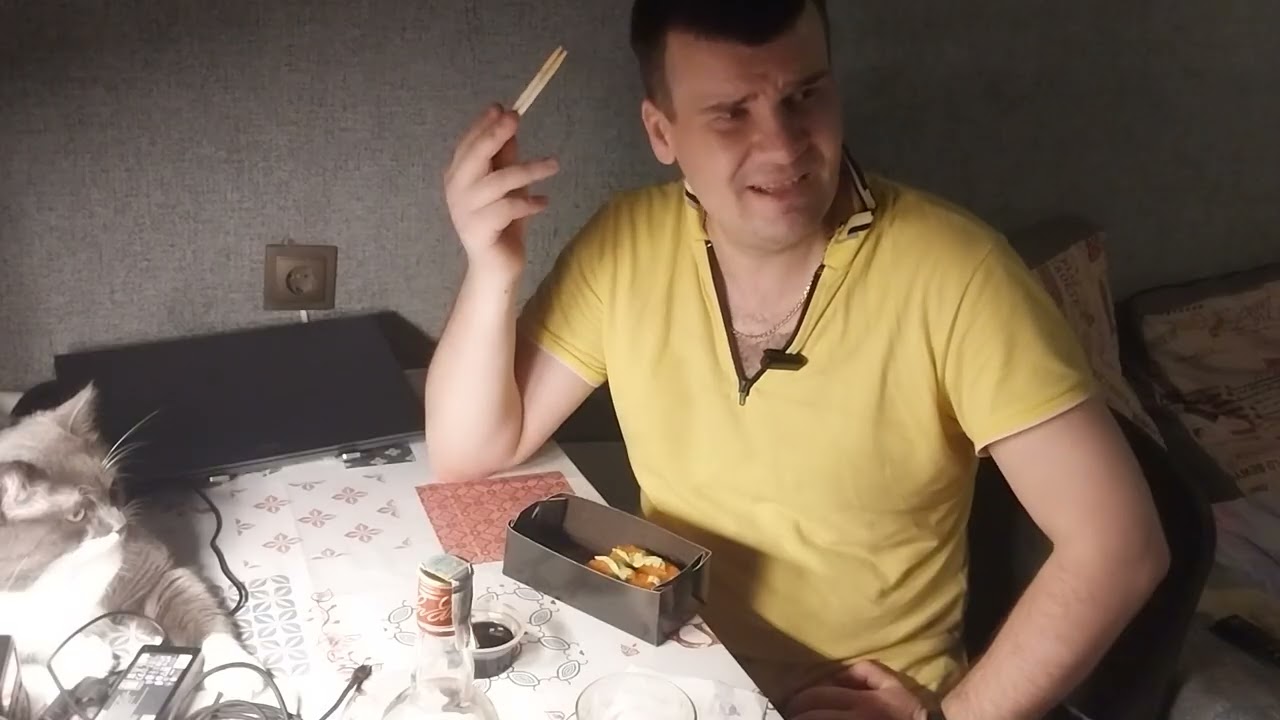 Доставка Япошка Япико. Суши и виски мой вечер. #суши #влог