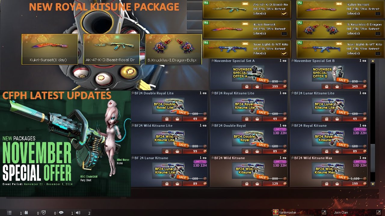 BUYING NEW BLACK FRIDAY 2024 ROYAL KITSUNE PACKAGE CFPH