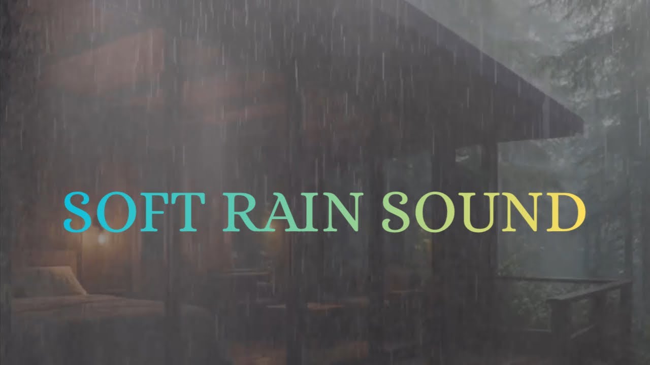 Soft Rain Sounds for Deep Sleep – No Thunder, Pure Calm @Cozy Storm Retreat