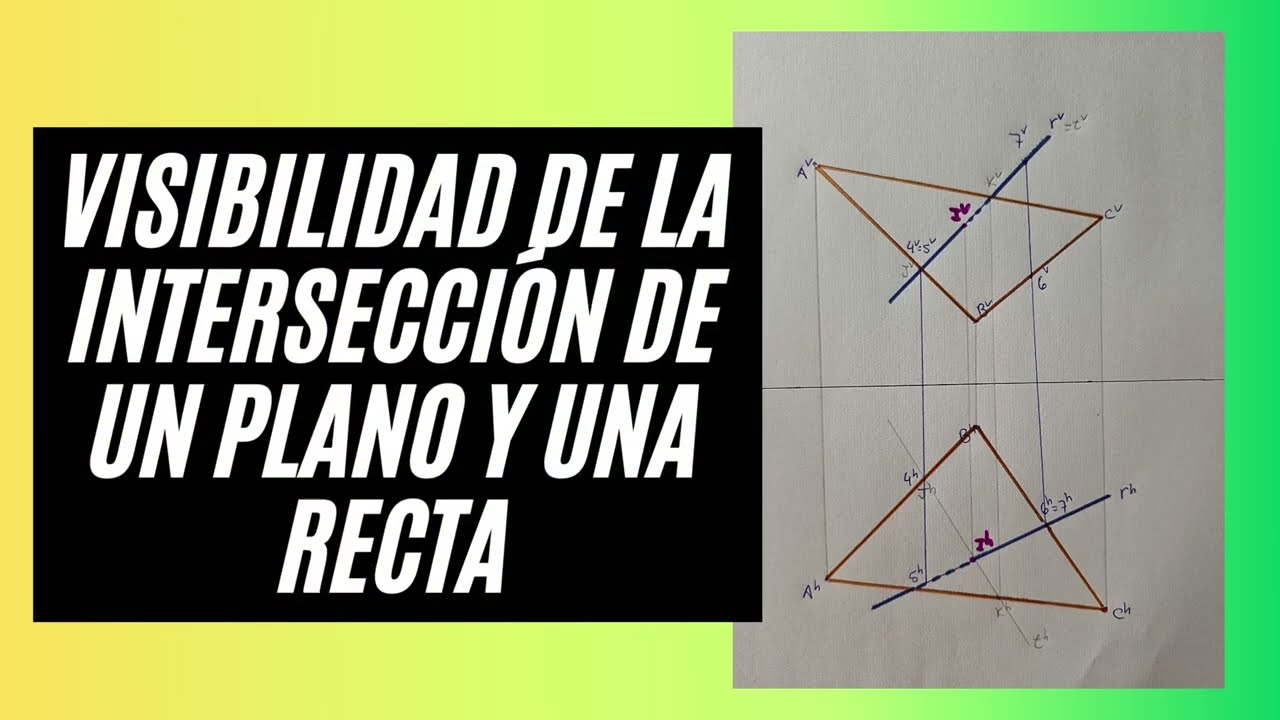 Explicación de Visibilidad de la intersección de Plano y Recta