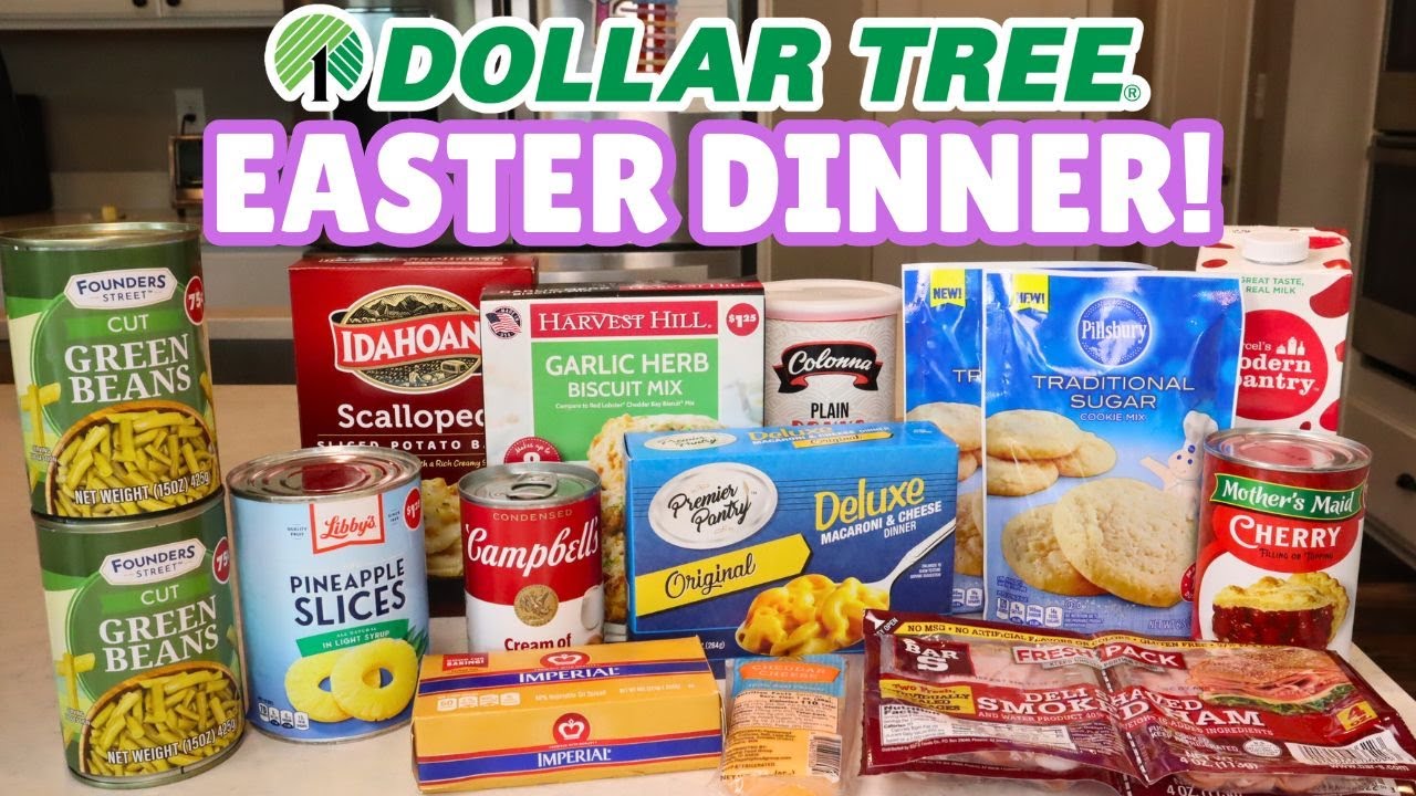 I Made a Full Easter Dinner for $20&mdash;Using Only Dollar Tree Ingredients