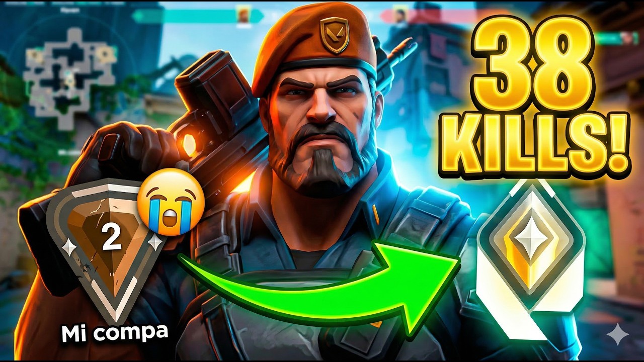 Así se JUEGA Brimstone en Plata 🚀 ¡38 KILLS y MVP para salvar a mi dúo!