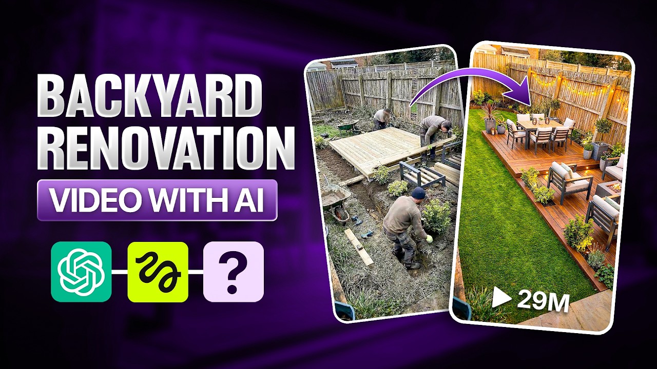 How to Make Viral Backyard Renovation Videos With AI