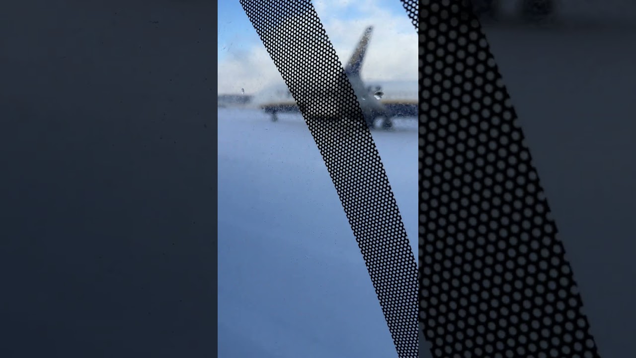 Cool Snow In Krakow Airport 🇵🇱#cool #feed #shortsfeed #history #krakow #poland