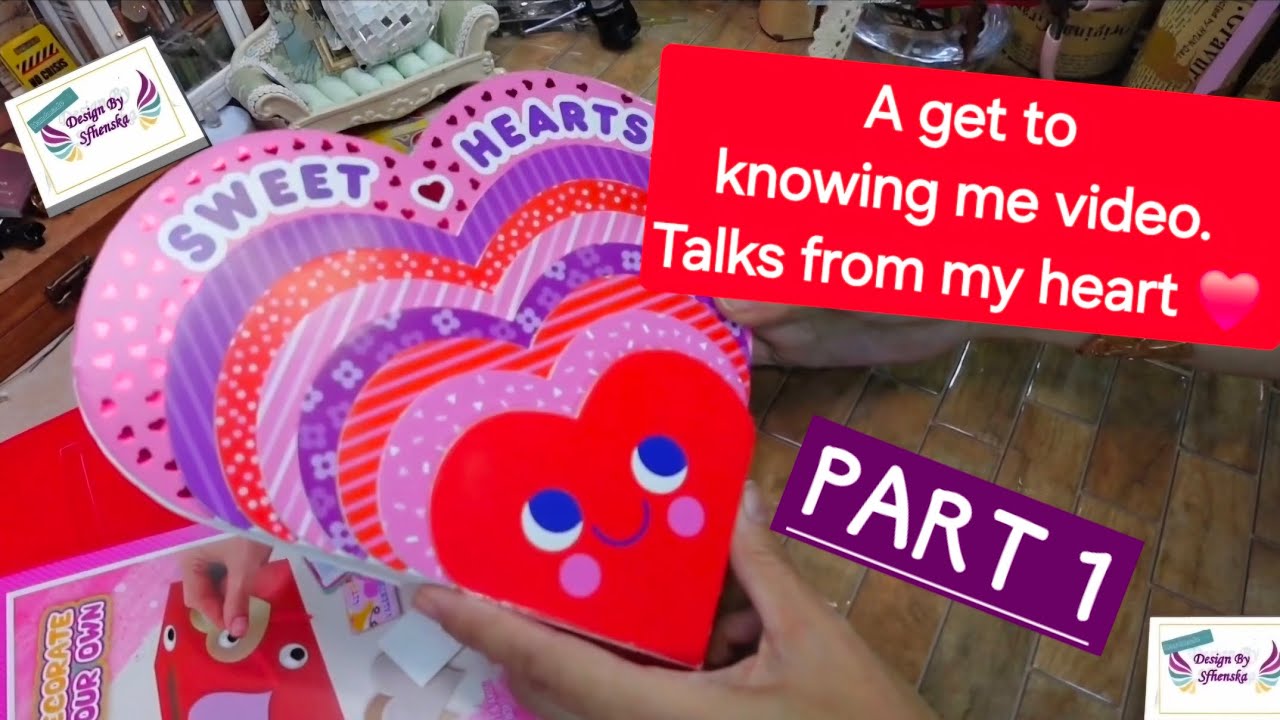PART 1: Heart-shaped Junk Journals. The ❤️ Flip-through. A get to knowing me video. Heart 👄 Talks 