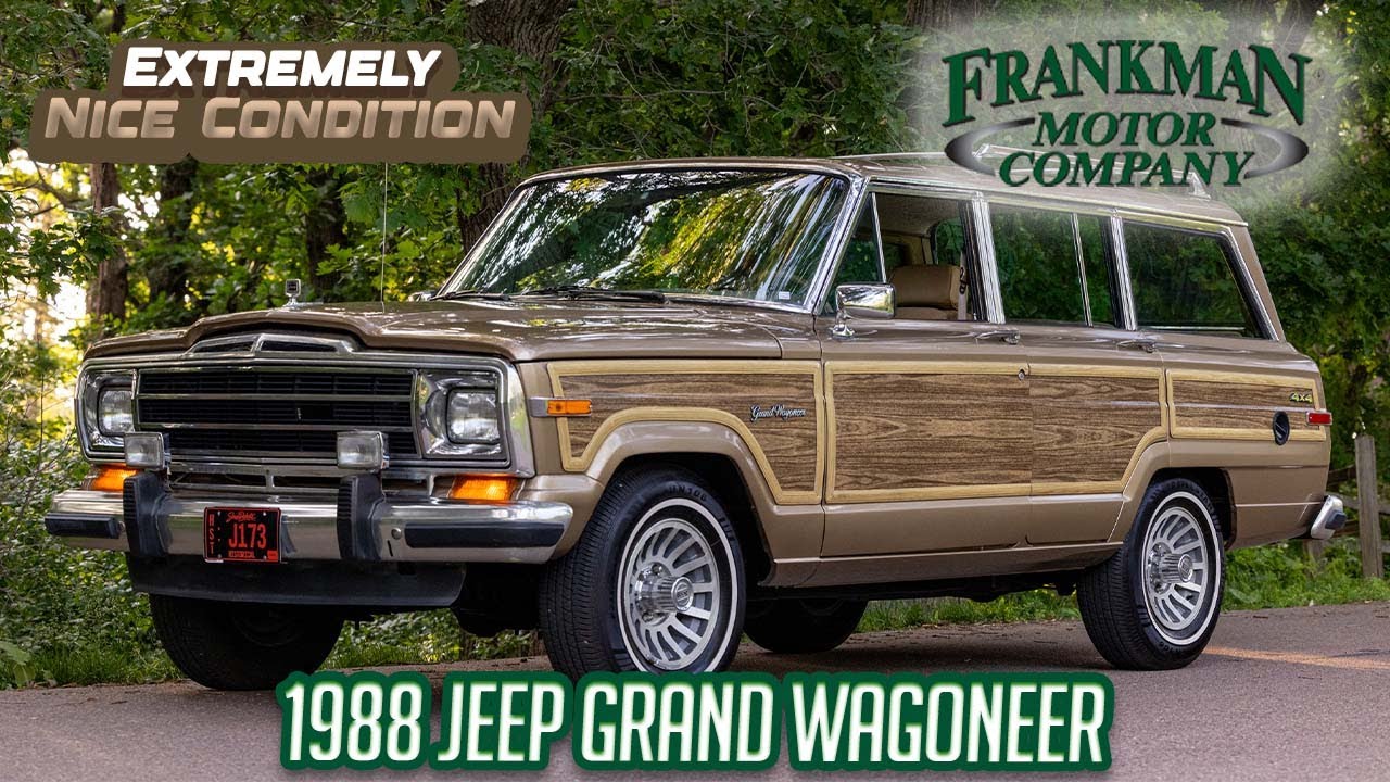 1988 Jeep Grand Wagoneer: The Original Luxury SUV - Frankman Motor Company - Walk Around & Driving